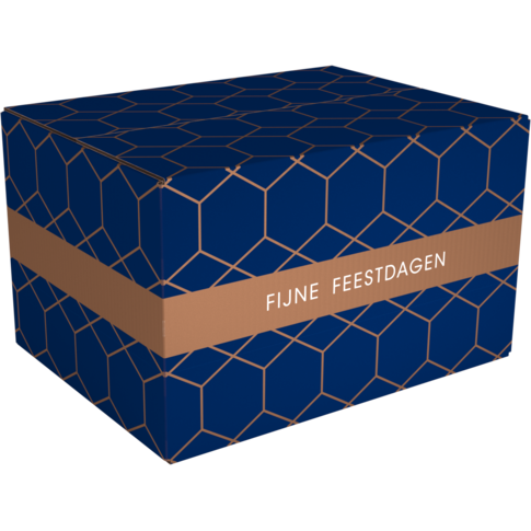  Kerstpakketdoos, Mountain Lodge, golfkarton, 55x39x30cm, Kerstmis, e, 