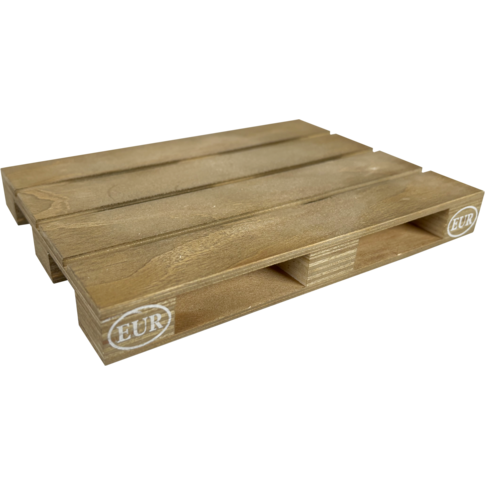 Palette, mini, holz , 18.5x13.5x2.3cm, natur