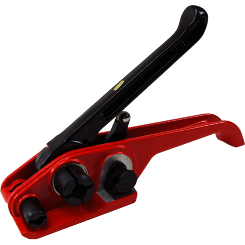 Bandspanner, metaal, geschikt voor 13-16-19mm, rood/zwart