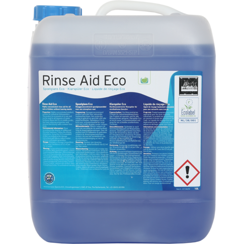 Spectro Glansspoelmiddel, Eco, 10l, ongeparfumeerd, 4.5pH, blauw