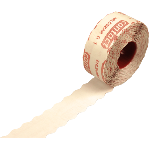 Contact Etiket, Prijsetiket, papier, afneembaar, 26x12mm, wit