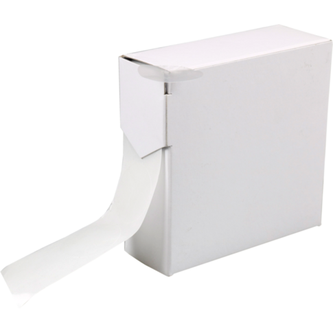 Etikette, Sluitetiket, vinyl , permanent, ∅32mm, transparent