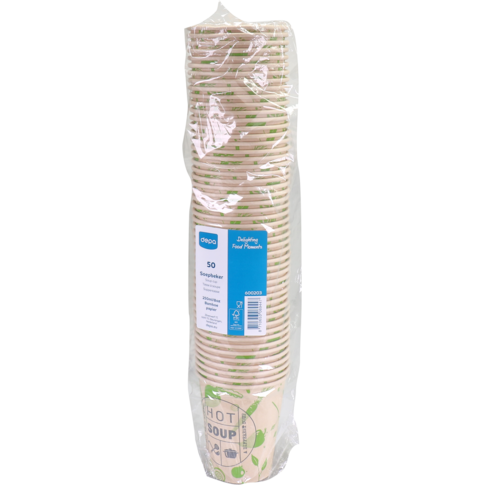 Soepbeker, Karton + PE, 250ml, 8oz,, foto 2 van 2