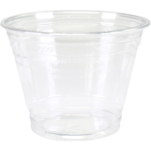  Sapbeker, Gerecycled PET, 200ml, 9oz, Ø95mm, transparant