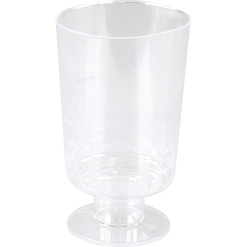 Glas, wijnglas, op voet, pS, 150ml, transparant