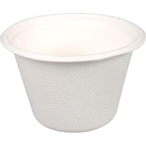 Depa Plat, sausbakje, bagasse (pulpe de canne à sucre), 140ml, blanc