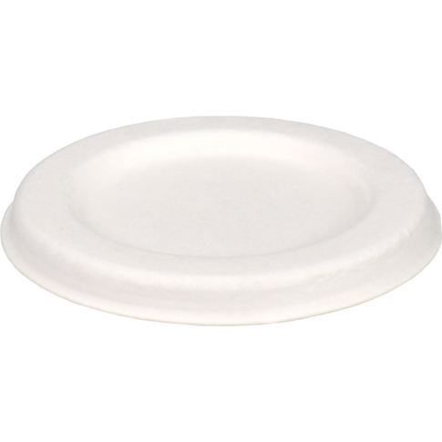 Depa Couvercle, Bagasse (pulpe de canne à sucre), ronde, blanc