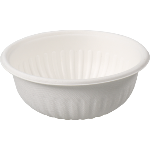 Depa Plat, sausbakje, bagasse (pulpe de canne à sucre), ronde, 200ml, blanc