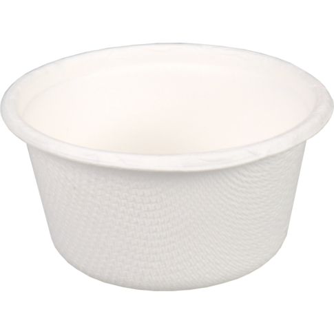 Depa Plat, sausbakje, bagasse (pulpe de canne à sucre), 55ml, blanc