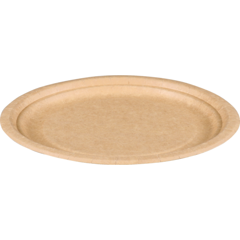 Depa Bord, rond, 1-vaks, karton, Ø18cm, bruin