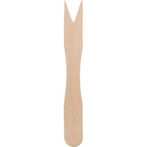 Depa Vork, fritesvork, hout, 80mm, naturel