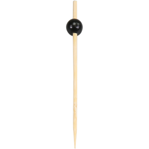 Depa Prikker, Bol, Bamboe, 120mm, zwart