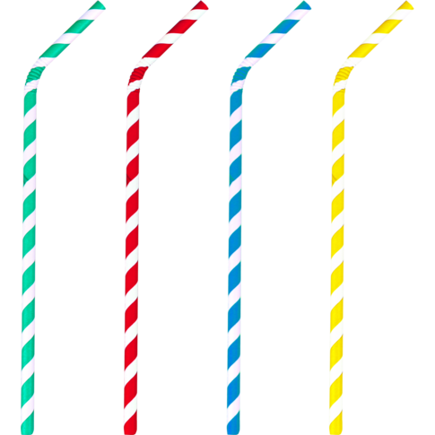 Depa Rietje, buigrietje, papier, 220mm, Ø6mm, assorti