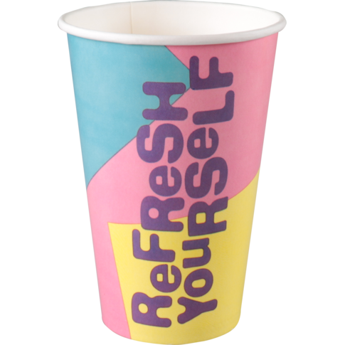Depa, Milkshakebeker, Refresh, Karton + PE, 400ml, 16oz, Ø90mm, 
