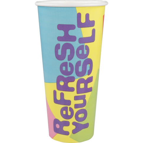 Depa, Gobelet milkshake, Refresh, Carton + PE, 500ml, 22oz, Ø90mm, 
