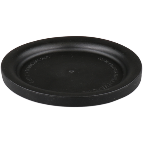 Ornamin Deksel, TPE, reusable, onbreekbaar, zwart
