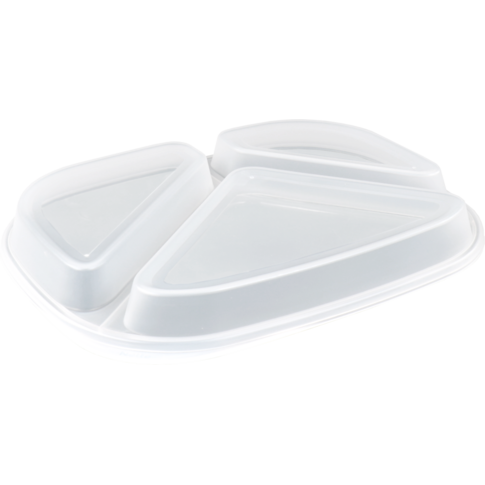 Circ Couvercle, menuschaal, PP, rectangulaire, reusable, 239.5x184.5x26.3mm, transparent