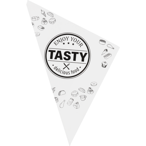 Puntzak, 180x170mm, K17, TASTY, Ersatzpapier, wit