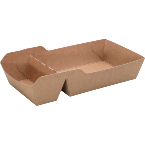 Barquette, Carton, A14+1/A20, barquette, 145x85x35mm, brun