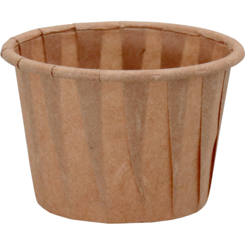Becher, portiecup, 25ml, 1oz, 30mm, papier, braun