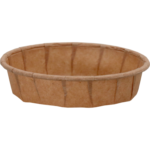 Becher, portiecup, 25ml, 1oz, 14mm, papier, braun