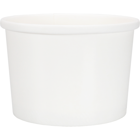 Depa, Soepbeker, Karton + PE, 236ml, 8oz, Ø90mm, wit