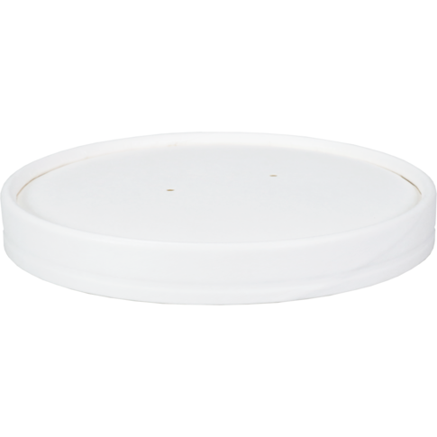 Depa Deckel, papp-Suppenbecher, Karton + PE, rund, Ø117mm, weiß
