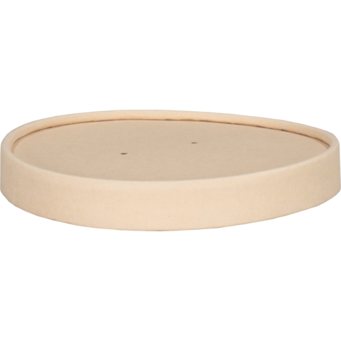 Depa Deksel, soepbeker, Karton + PE, rond, Ø117mm, naturel