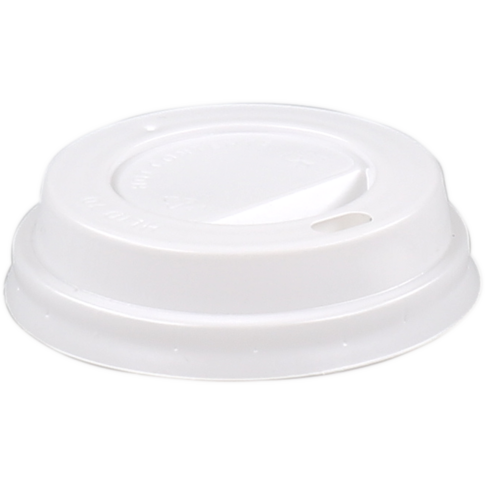 Deksel, PS, met drinkgat, Ø70.3mm, wit