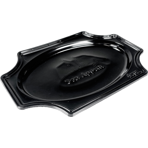 Schaal, cateringschaal, pS, 350x bon appetit, zwart