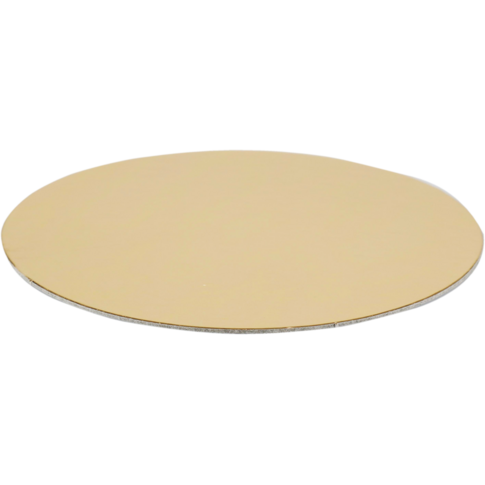 Rondel, Ø12cm, karton + PET, goud/zilver