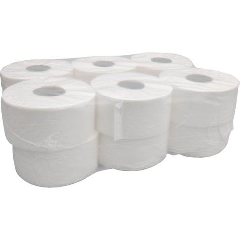 Toiletpapier, Mini Jumbo, 2-laags, 150m, wit, foto 4 van 4