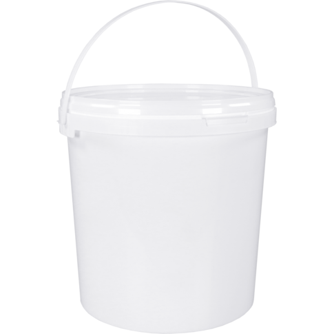 Eimer, PP, 263mm, ∅270mm, rund, 10l, weiß