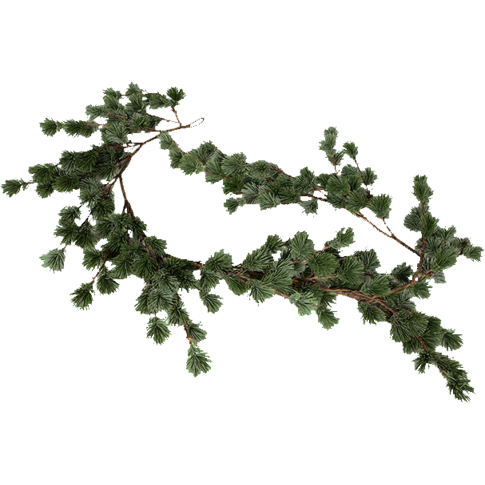 Decoratieve dennentak, 180 cm lang, natuurgetrouwe kunsttak voor feestelijke aankleding van ramen, wanden of deuren.