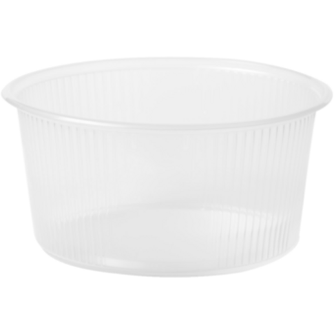 Barquette, PP, 250ml, Ø101mm, 50mm, transparent
