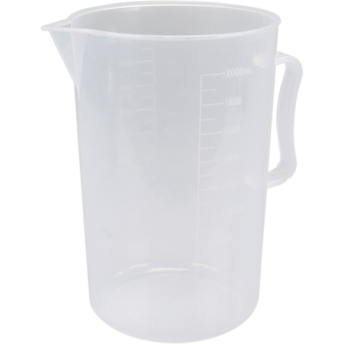 Measuring jug , 2000ml, PP, transparent