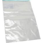 Bag, Rib-seal bag, LDPE, 8x12cm, 50my, transparent